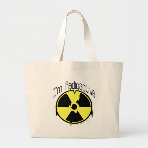 Soy radiactivo bolsa lienzo