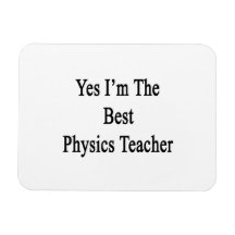Soy sí el mejor profesor de la física imán rectangular