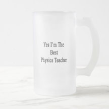 Soy sí el mejor profesor de la física tazas de café