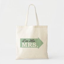 Soy su señora (la flecha verde) bolsas lienzo