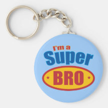 Soy superhéroe estupendo Brother de Bro Llavero