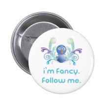 Soy suposición. Sígame. Diseño del gorjeo Pin