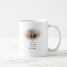 Soy un americano taza de café