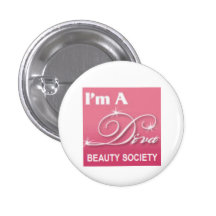 Soy un botón de la diva pin