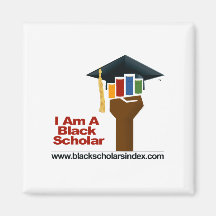 Soy un escolar negro - botón iman para frigorífico