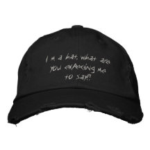 Soy un gorra… gorras bordadas