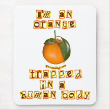 Soy un naranja alfombrillas de ratones