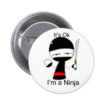 Soy un Ninja (el botón) Pins