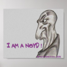¡SOY UN NOYD! 11" X 9" impresión Posters