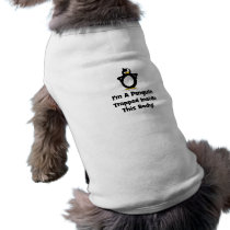 Soy un pingüino atrapado dentro de este cuerpo camisa de perrito
