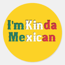Soy un poco mexicano pegatinas  