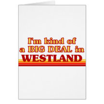 Soy un poco una GRAN COSA en Westland Felicitación