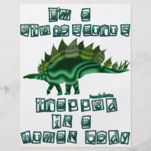 Soy un Stegosaurus Tarjetón