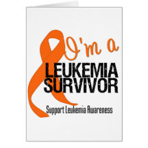 Soy un superviviente de la leucemia tarjeta