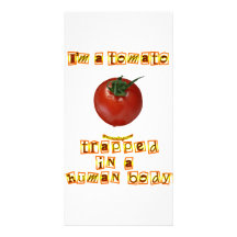 Soy un tomate… tarjetas personales con fotos