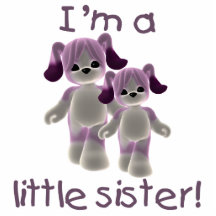 Soy una pequeña hermana (los perritos púrpuras) esculturas fotográficas