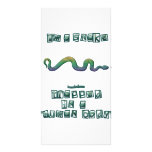 Soy una serpiente tarjeta fotográfica personalizada