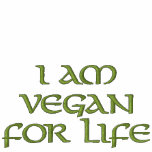 Soy vegano para la vida. Verde. Lema. Personalizad