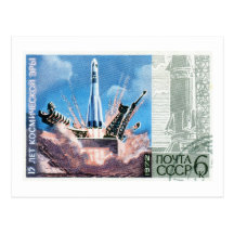 Soyuz Rocket Tarjeta Postal