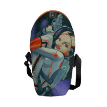 "spacegirl " bolsas de mensajería