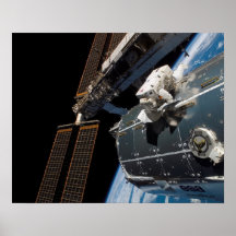 Spacewalk (STS-122) Posters