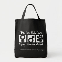 "Spay, neutralice, adopte" la bolsa de asas del ul