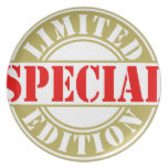 special de la edición limitada platos