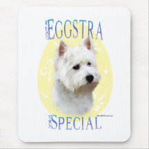Special de Westie Eggstra Alfombrilla De Ratón