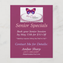 Specials agudos del mayor de las creaciones tarjetas informativas