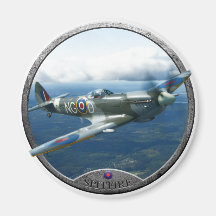 Spitfire Imán De Frigorífico