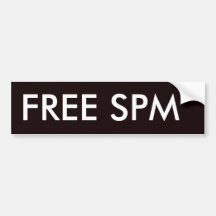 SPM LIBRE PEGATINA DE PARACHOQUE