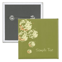 Spring Flowers Button