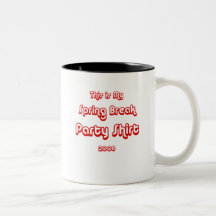 SpringBreakPartyShirtred Taza De Café