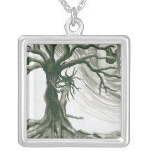 Sprite del árbol - collar del arte