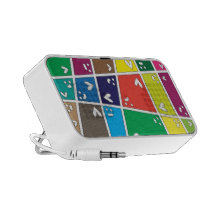squares&hearts iPod altavoz