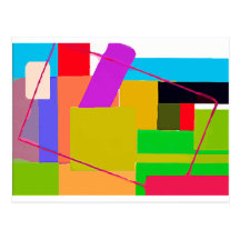 Squares II Cartao Postal