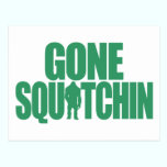 Squatchin ido tarjetas postales