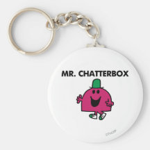 Sr. Chatterbox Classic Llavero Personalizado