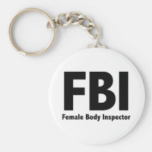 Sr. Funny Rude Humor del FBI Llaveros Personalizados