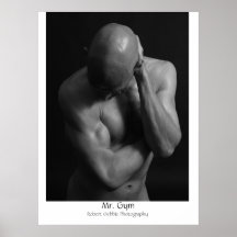 Sr. Gym B/W Posters