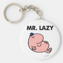 Sr. Lazy Classic Llaveros Personalizados