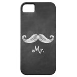 Sr. Mustache en la identificación de la casamata d iPhone 5 Case-Mate Protector