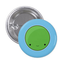 Sr. Pea Button Pin