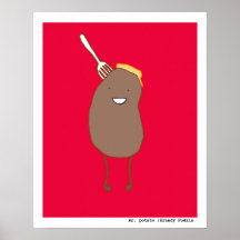 Sr. potato (16" x20") poster