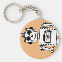 Sr. Roboto Llavero Personalizado
