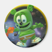 Sr. señor Gummibär Round Magnet Imán