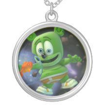 Sr. señor Gummibär Round Necklace Colgante