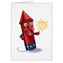 Sr. Sparkle Firecracker Toon Tarjetón