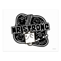 Sr. Strong Block Tarjetas Postales