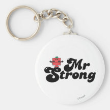 Sr. Strong Logo 1 Llaveros